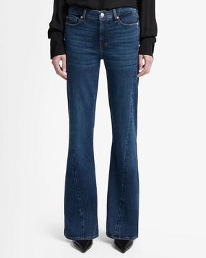 7 For All Mankind Dark Dojo Tailorless Twisted Stretch Jeans - Blue