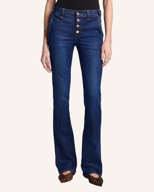 7 For All Mankind Bootcut Bair Rinsed Jeans - Blue