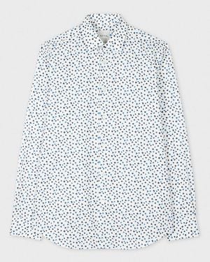 Paul Smith Patterned Tailored Fit Shirt - Blue