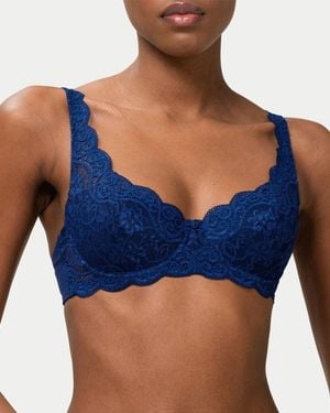 Triumph Amourette Balconette Bra - Blue