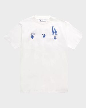 Off-White c/o Virgil Abloh X Mlb La Dodgers T-Shirt - White