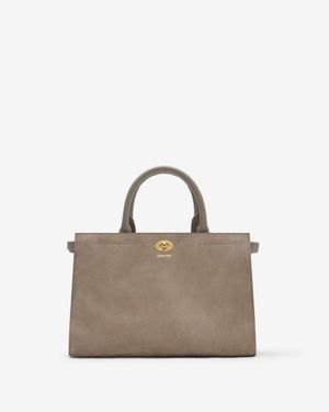 Burberry Small Cotswolds Tote - Gray