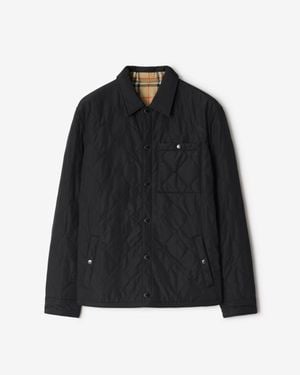 Burberry Reversible Quilted Nylon Overshirt - Black