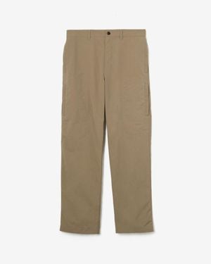 Burberry Nylon Cargo Pants - Natural