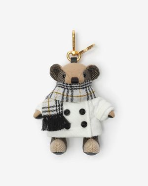 Burberry Thomas Bear Charm - Mettallic