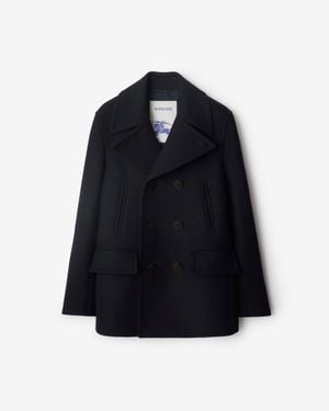 Burberry Wool Pea Coat - Black