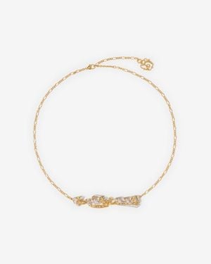 Burberry Logo Chain Necklace - Métallisé