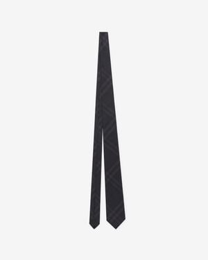 Burberry Check Silk Tie - Schwarz