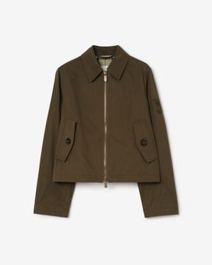 Burberry Gabardine Jacket - Green