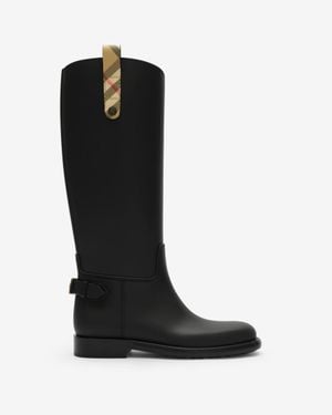 Burberry Cavalier Boots - Black