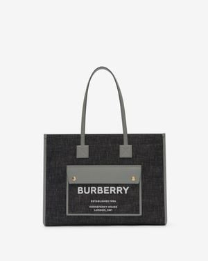 Burberry Medium Freya Tote - Noir