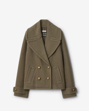 Burberry Wool Jacket - Grün