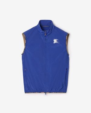 Burberry Nylon Gilet - Blue