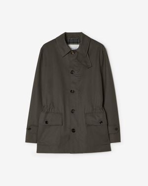 Burberry Gabardine Scafell Jacket - Gray
