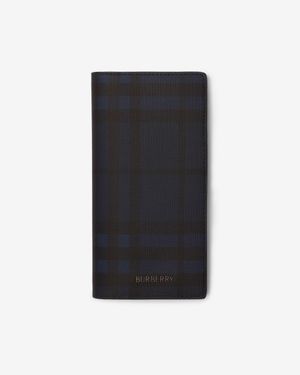 Burberry City Check Continental Wallet - Schwarz