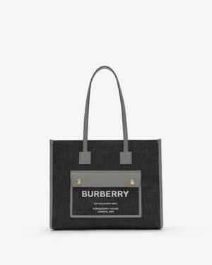 Burberry Small Freya Tote - Noir