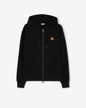 Burberry Knight Check Zip Hoodie - Schwarz