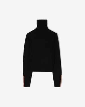 Burberry Wool Rollneck Sweater - Black