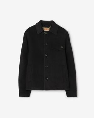Burberry Wool Thorn Overshirt - Black
