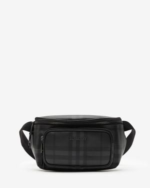 Burberry City Check Belt Bag - Noir