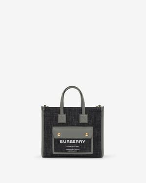 Burberry Mini Freya Tote - Schwarz