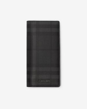 Burberry City Check Continental Wallet - Schwarz