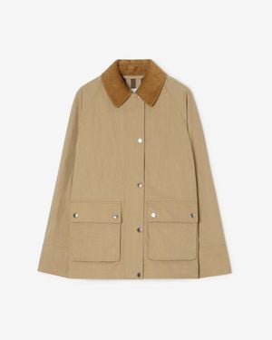 Burberry Nylon Cotton Barn Jacket - Neutre