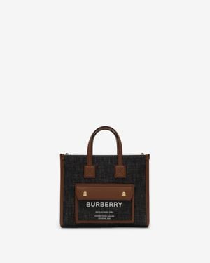Burberry Mini Freya Tote - Noir
