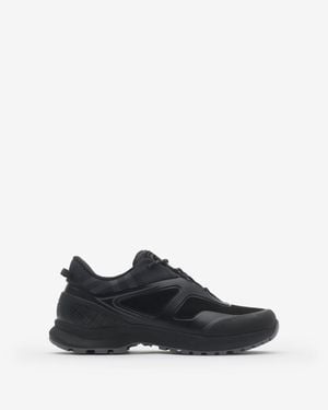 Burberry Check And Mesh Discover Sneakers - Schwarz