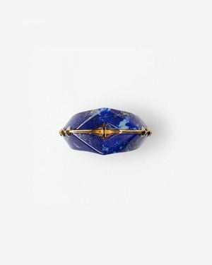 Burberry Lapis Hollow Ring - Blau