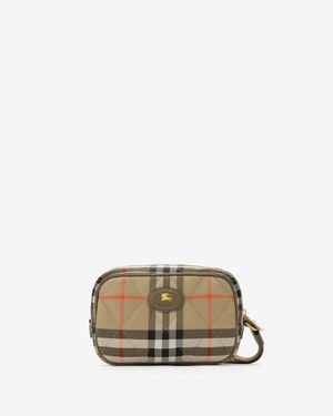 Burberry Horseshoe Pouch - Natural