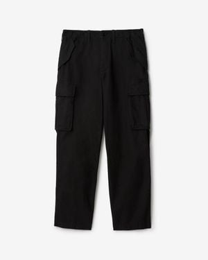 Burberry Cotton Cargo Pants - Black