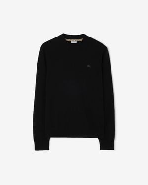 Burberry Cashmere Blend Sweater - Black
