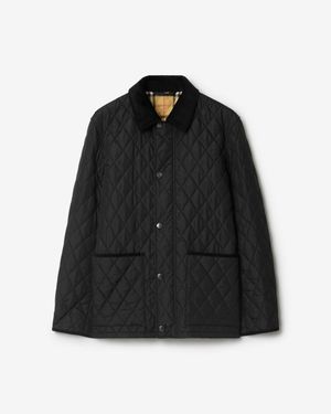 Burberry Quilted Nylon Haddington Jacket - Black