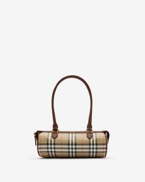 Burberry Mini Check Barrel Bag - Metallic