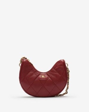 Burberry Horseshoe Chain Bag - Red