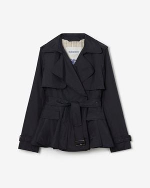 Burberry Nylon Pembury Trench Jacket - Blue