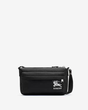 Burberry Mini Knight Logo Crossbody Bag - Schwarz