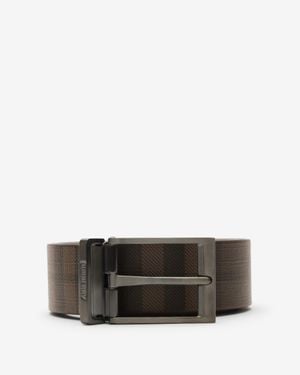 Burberry Reversible Check Belt - Multicolor