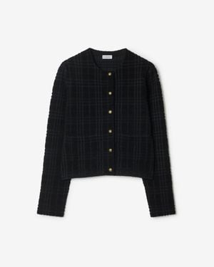 Burberry Wool Blend Jacket - Black