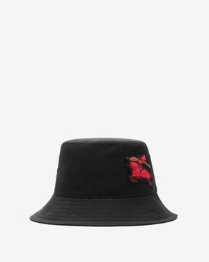 Burberry Ekd Bucket Hat - Schwarz