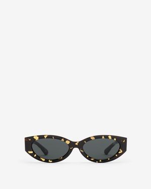 Burberry Knight Stamp Oval Sunglasses - Mehrfarbig
