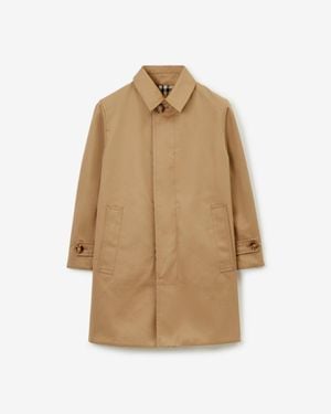 Burberry Reversible Check Gabardine Car Coat - Neutre