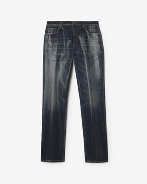 Burberry Slim Coated Jeans - Gray