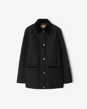 Burberry Quilted Nylon Barn Jacket - Black