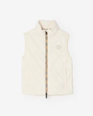 Burberry Packable Quilted Nylon Cheswick Gilet - White