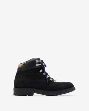 Burberry Suede Moor Hiking Boots​ - Black