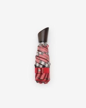 Burberry Check Folding Umbrella - Red