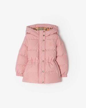 Burberry Detachable Sleeve Puffer Jacket - Pink