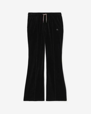 Burberry Knight Jewel Velour Track Pants - Noir